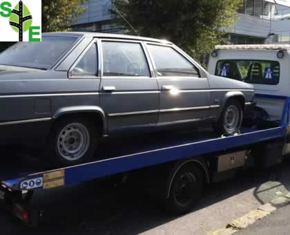 Enlèvement épave voiture à Pomérols